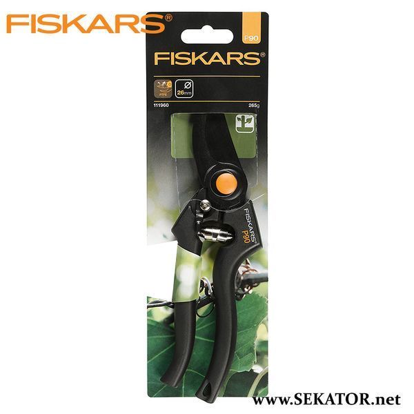 Секатор садовий Fiskars / Фіскарс P9O (111960) 111960 / 1001530 фото
