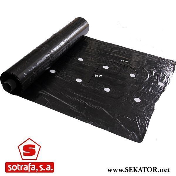 Плівка для мульчування Sotrafa / Сотрафа, перфорація 30*25 см (Іспанія) АРТ0173 фото