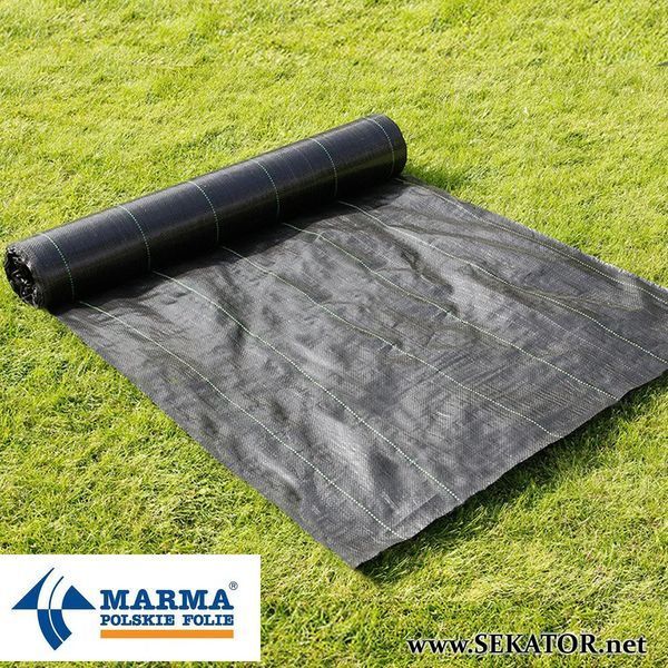 Агротканина чорна Marma 0,8*100 м (Польща) АРТ0752 фото