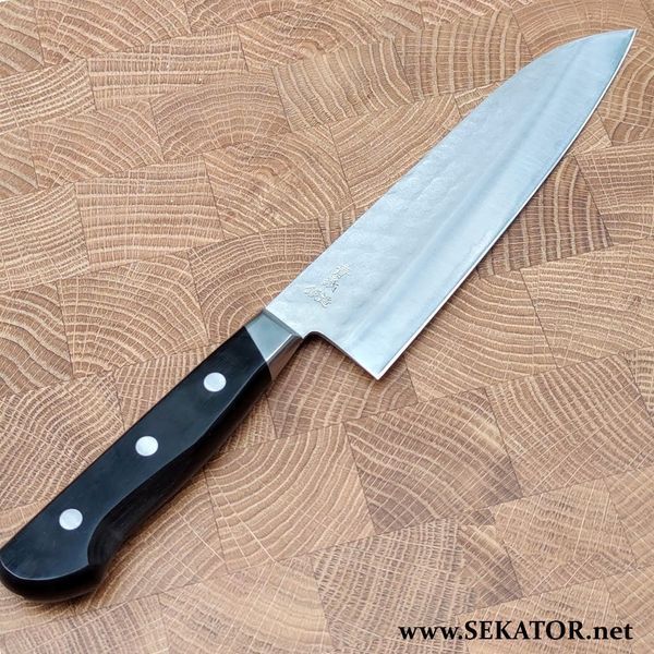 Ніж кухонний Honmamon / Хонмамон Santoku, 180 мм (Японія) 4573200712883 фото