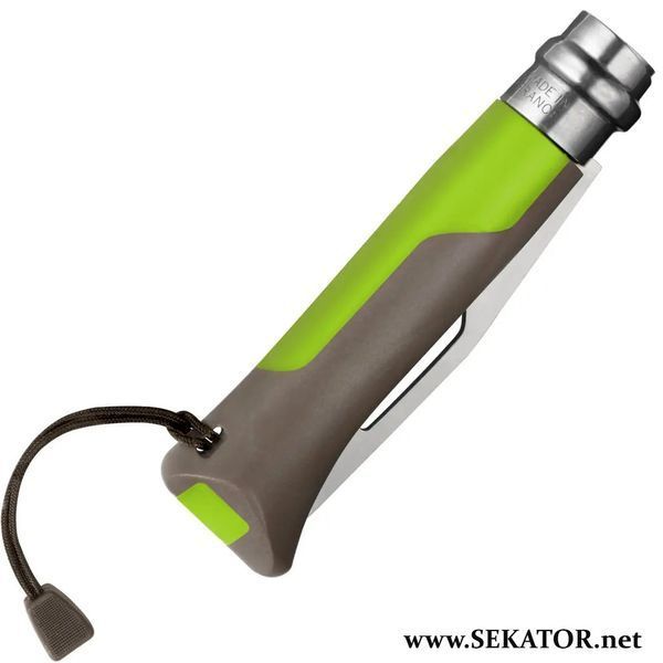 Туристичний ніж Opinel №8 Outdoor Sport Earth-Green 001715 (Франція) Opinel 001715 фото