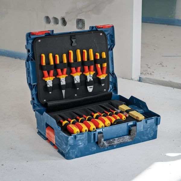 Набір інструментів електрика Bosch / Бош 1600A02NG4 в кейсі, 37 шт. 1600A02NG4 фото
