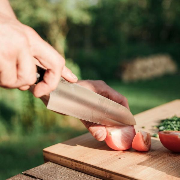 Ніж кухонний Brisa Chef Santoku 23100, 185 мм (Фінляндія) 23100 фото