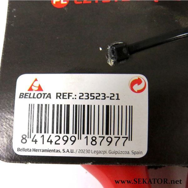 Секатор садовий Bellota / Беллота 23523-21, 210 мм (Іспанія) 23523-21.B фото