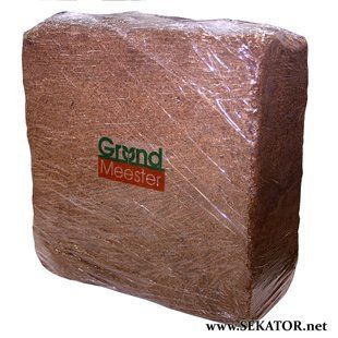 Кокосовий блок GrondMeester / Грондмістер UNI 5кг (100% кокосовий торф) GrondMeester UNI фото