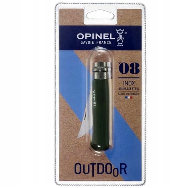 Складний ніж Opinel №8 VRI Inox Green, нержавіюча сталь (Франція) 001980 фото