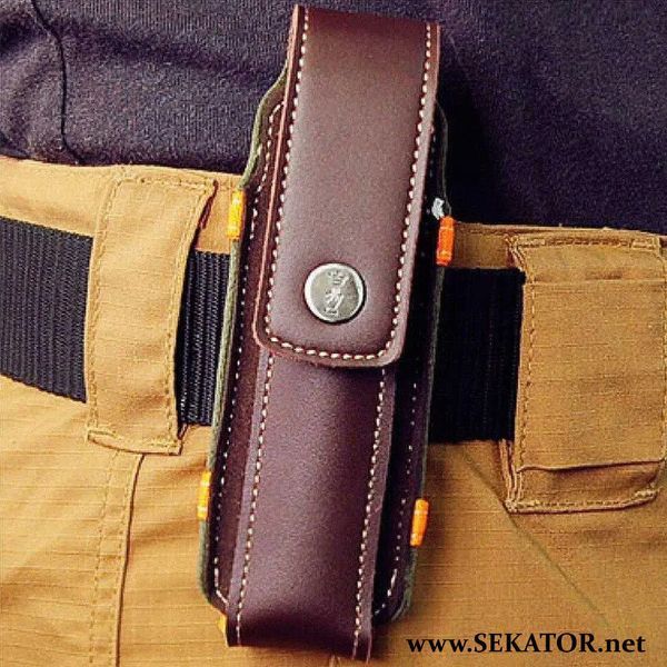 Чохол Opinel Etui L, коричневий для ножів №9 і №10 002183 фото